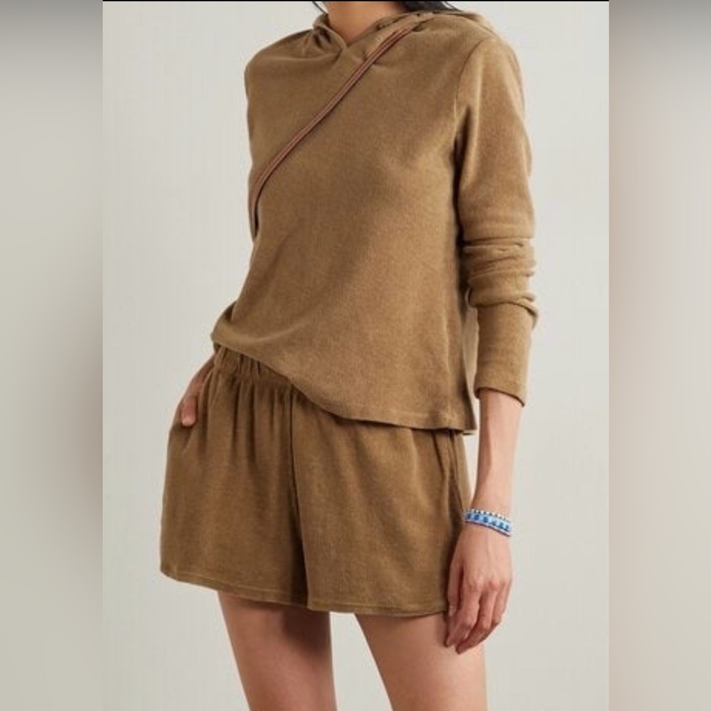 Suzie Kondi soft organic cotton terry hoodie sweatshirt